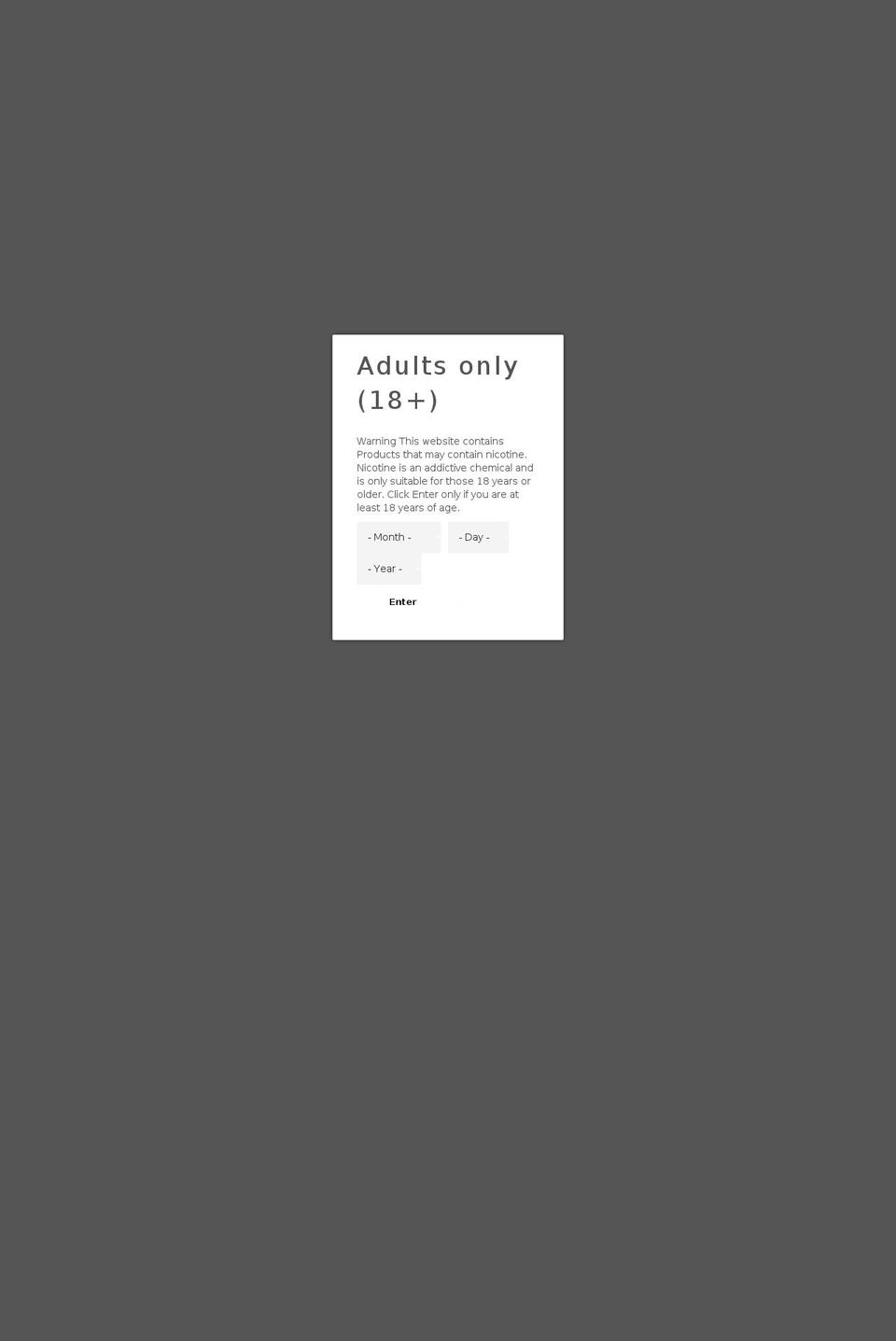 foghousevapeco.com — Shopify storefront screenshot