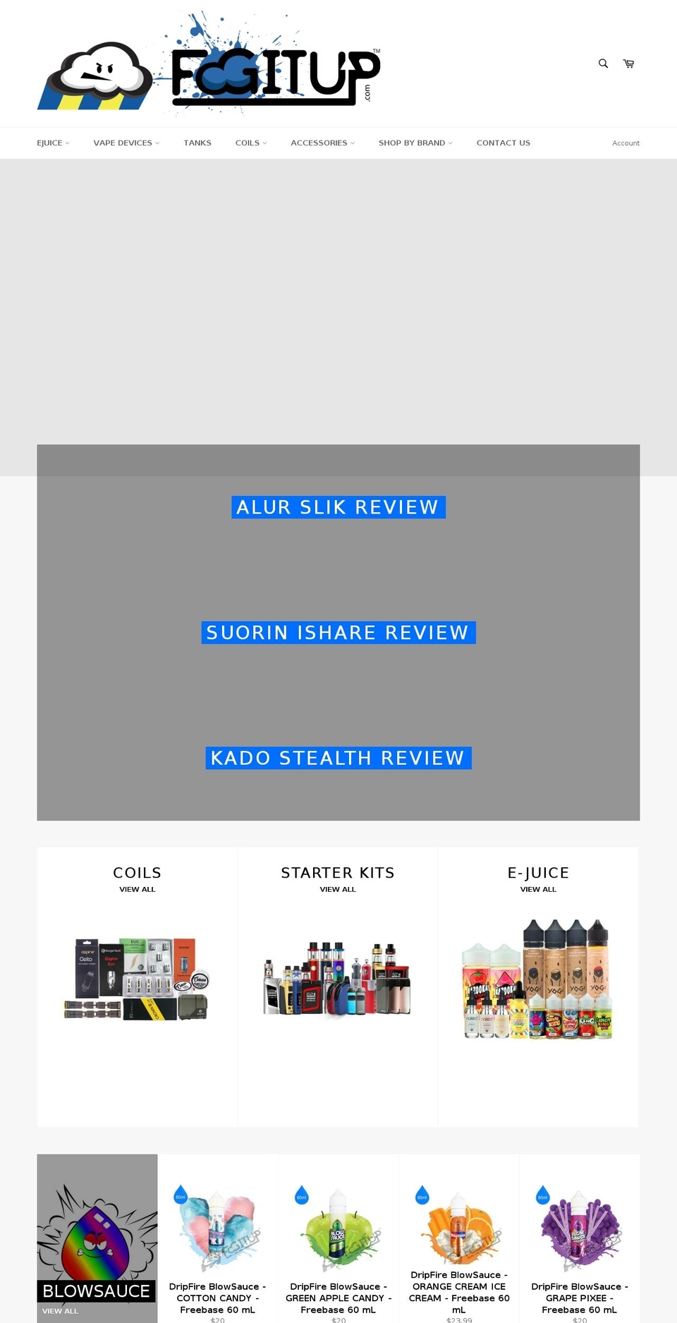 fogitup.com shopify website screenshot