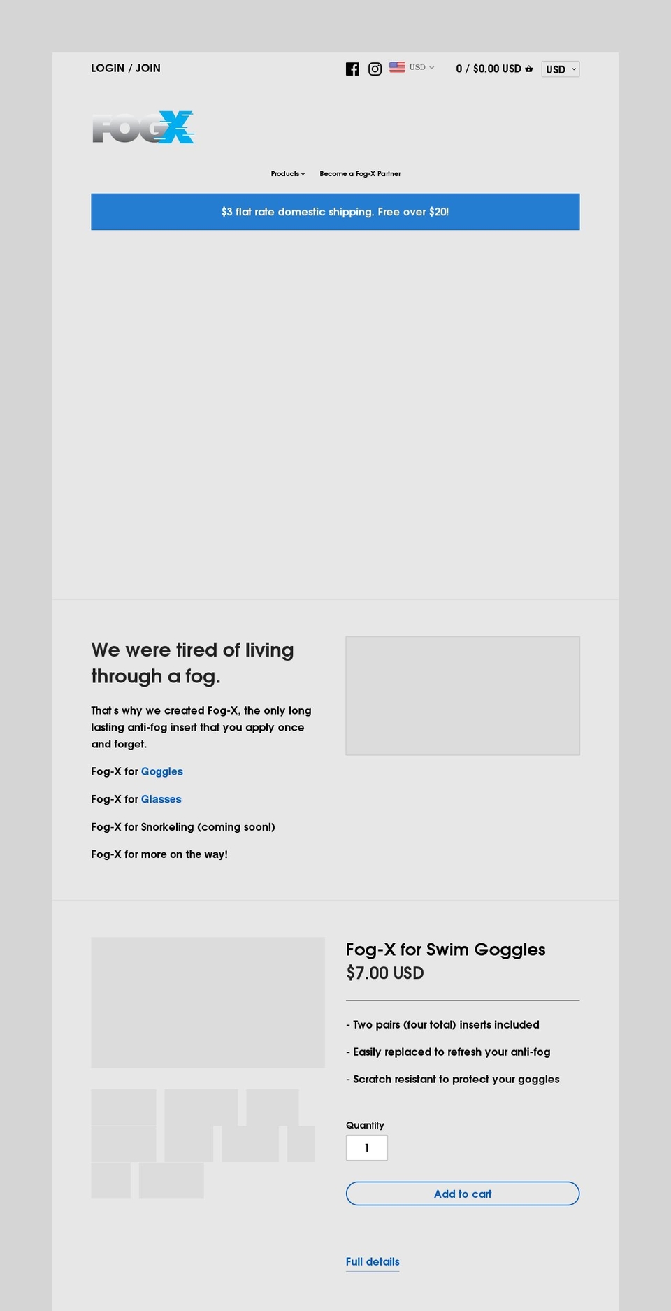 fogxsolutions.com shopify website screenshot