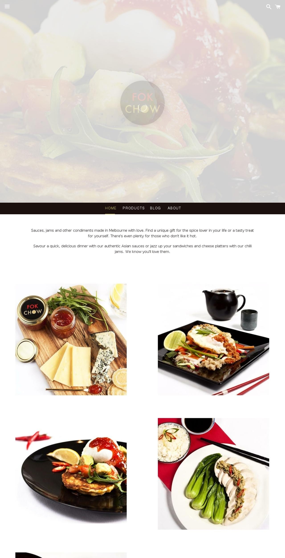 fokchow.com — Shopify storefront screenshot