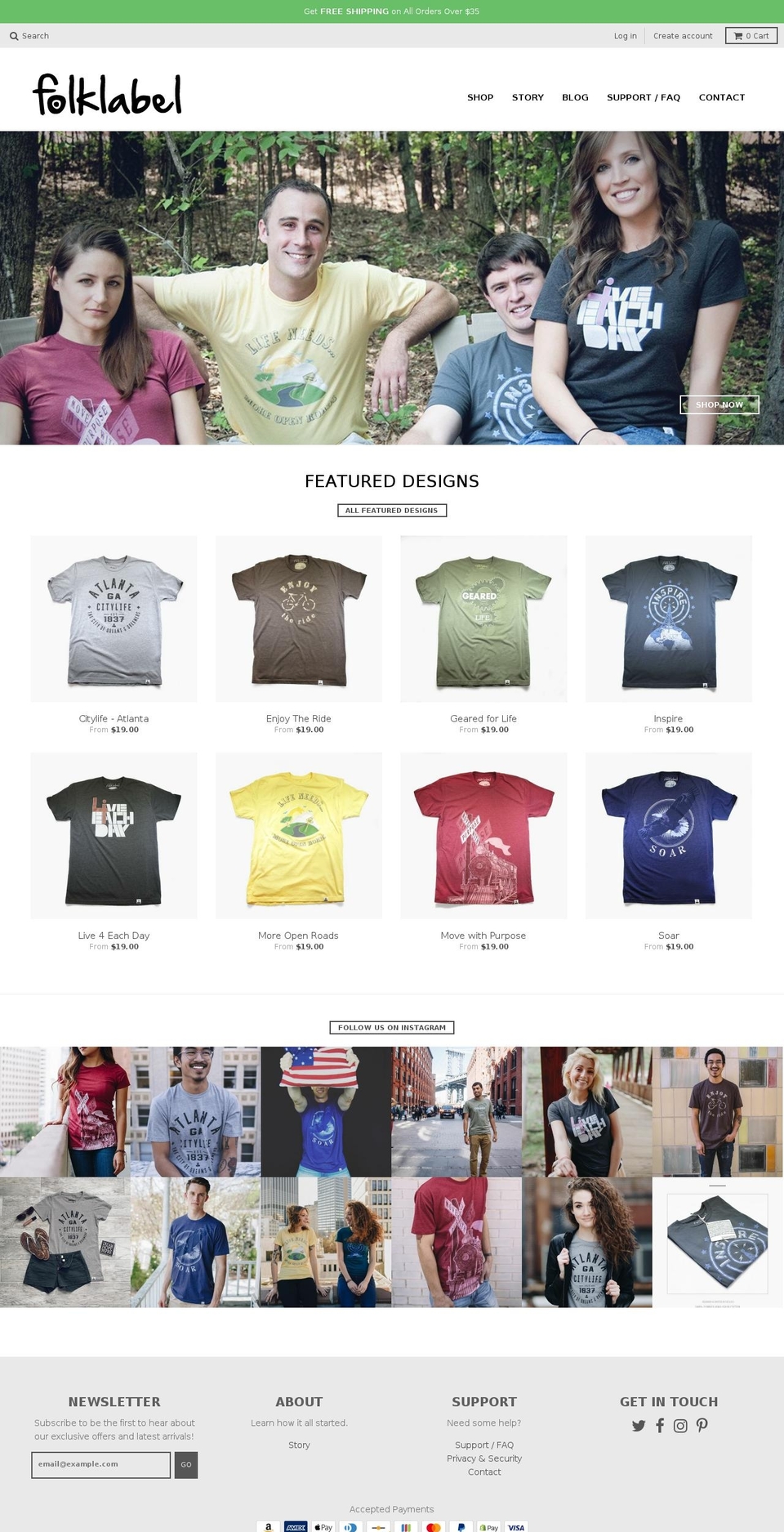 foklabel.com — Shopify storefront screenshot