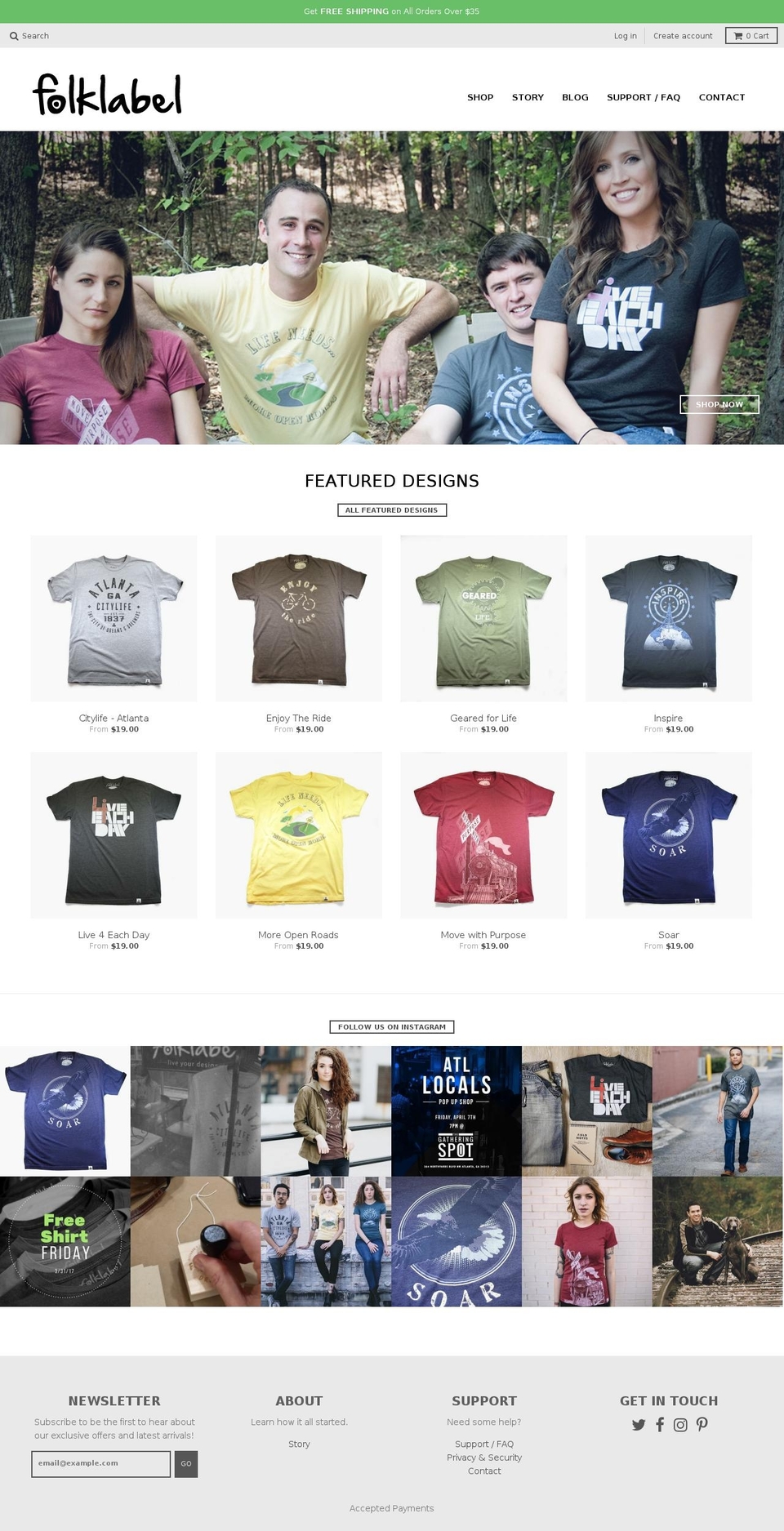 folkabel.com shopify website screenshot