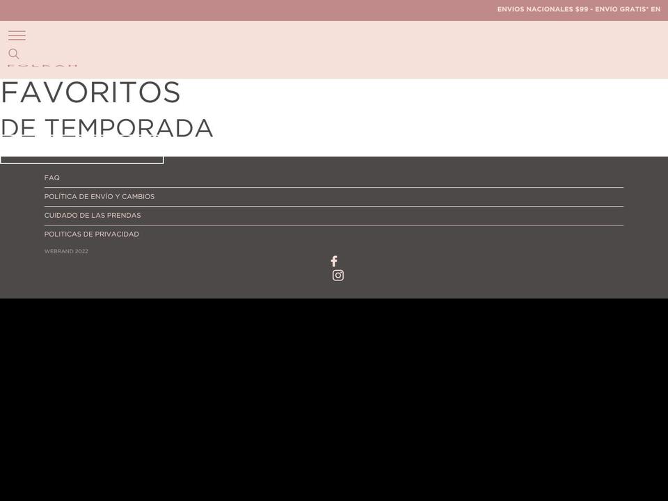 folkah.com shopify website screenshot