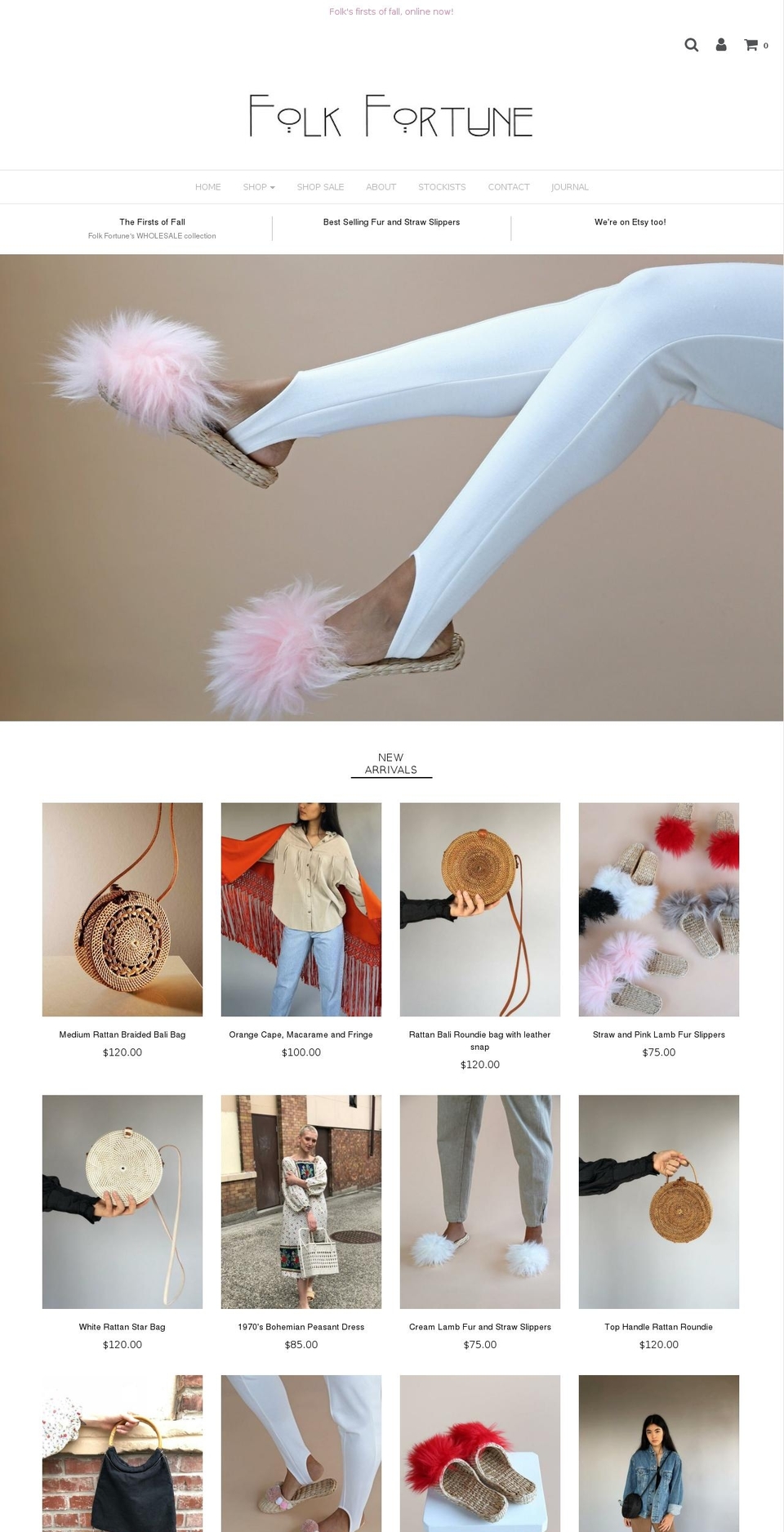 folkfortune.com — Shopify storefront screenshot