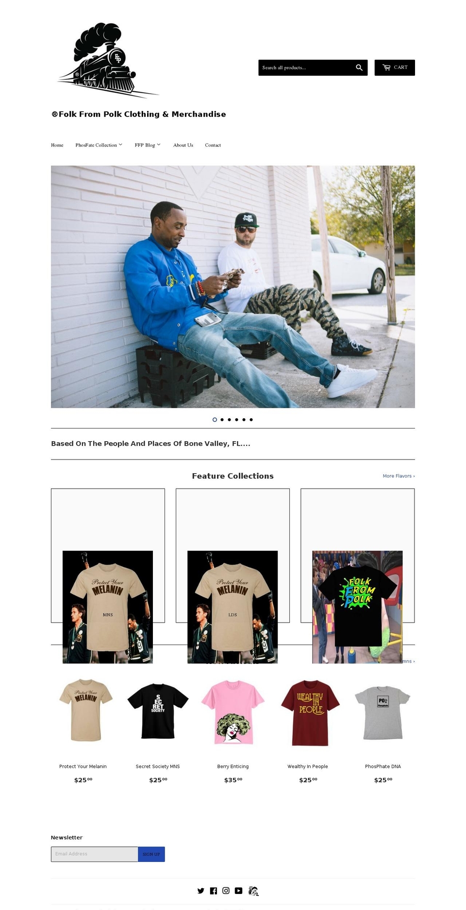 folkfrompolk.com — Shopify storefront screenshot