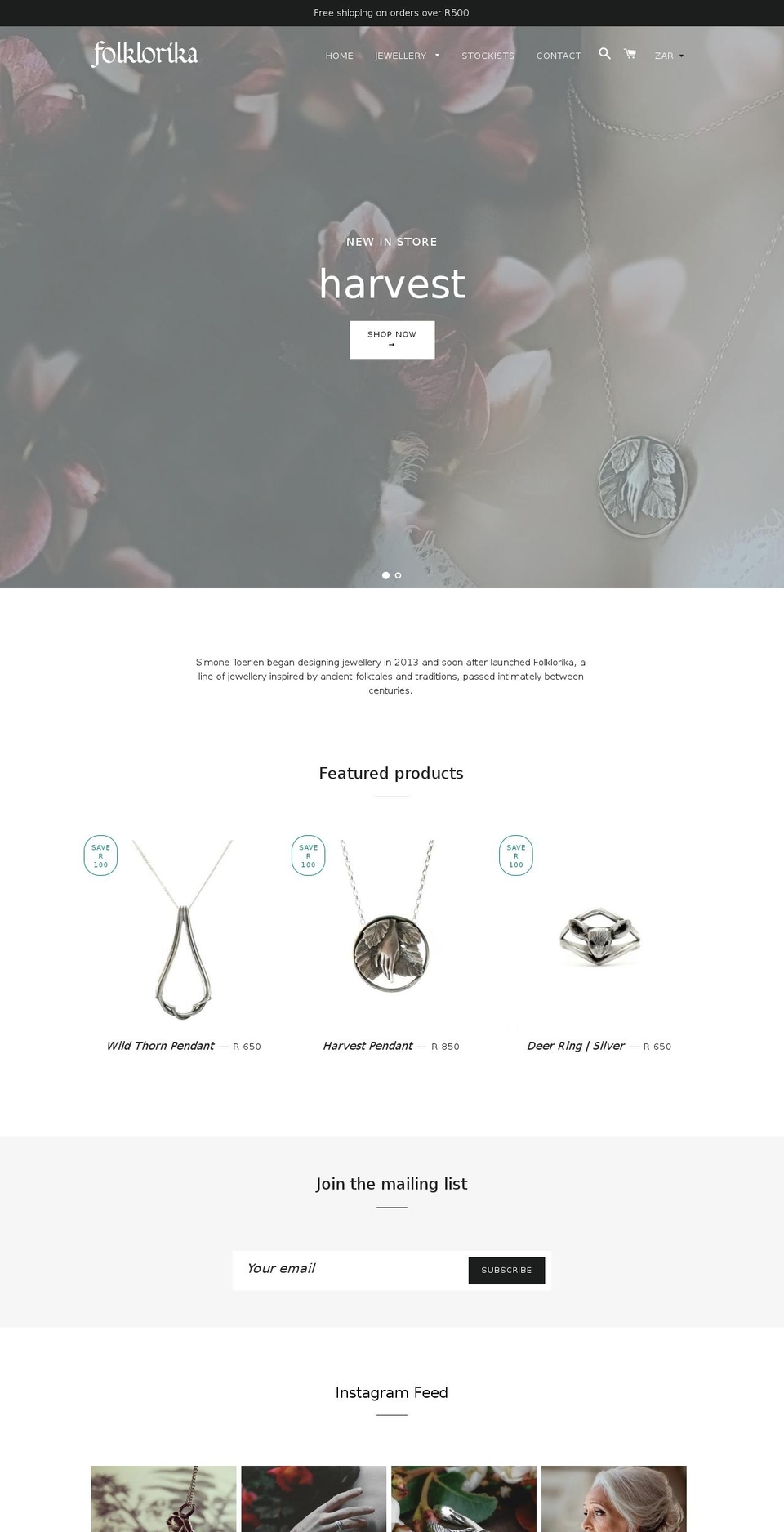 folkloriikka.com — Shopify storefront screenshot