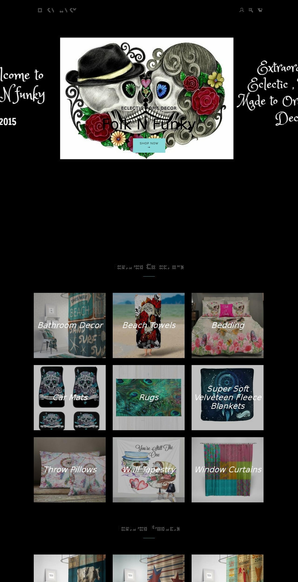 folknfunky.com shopify website screenshot