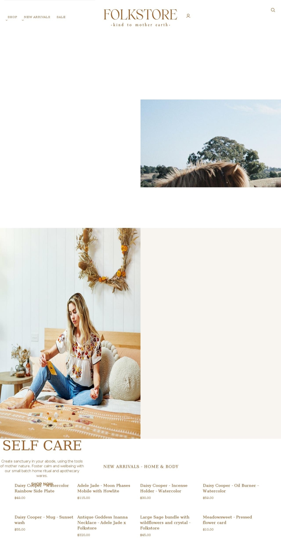 folkstore.com.au shopify website screenshot
