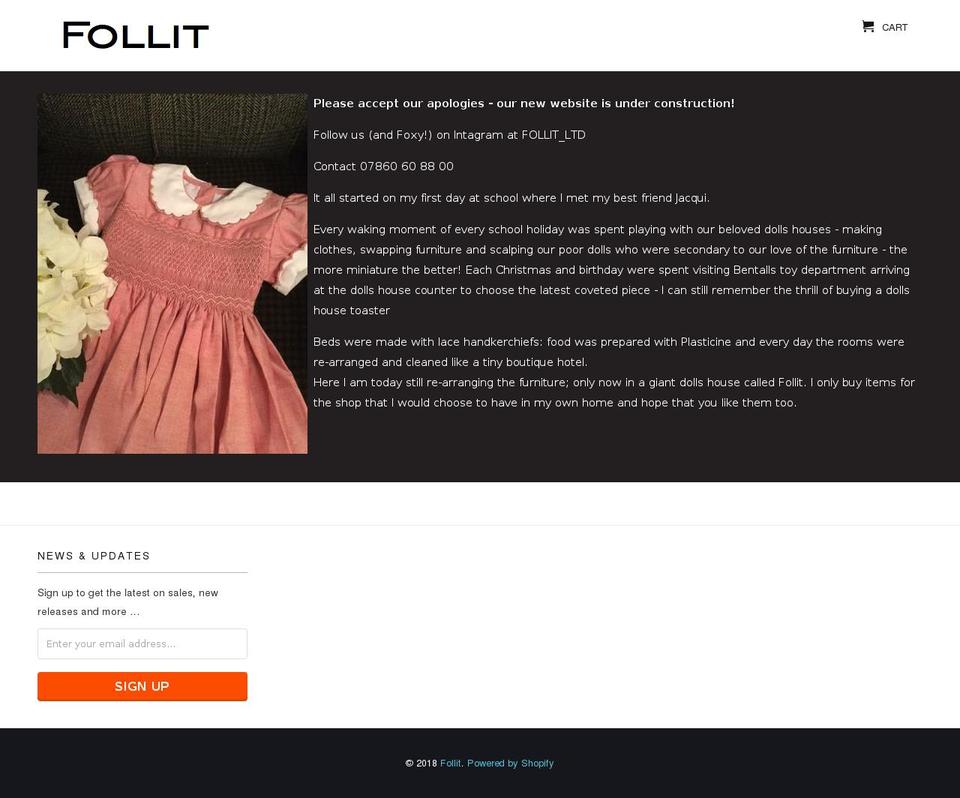 follit.com — Shopify storefront screenshot