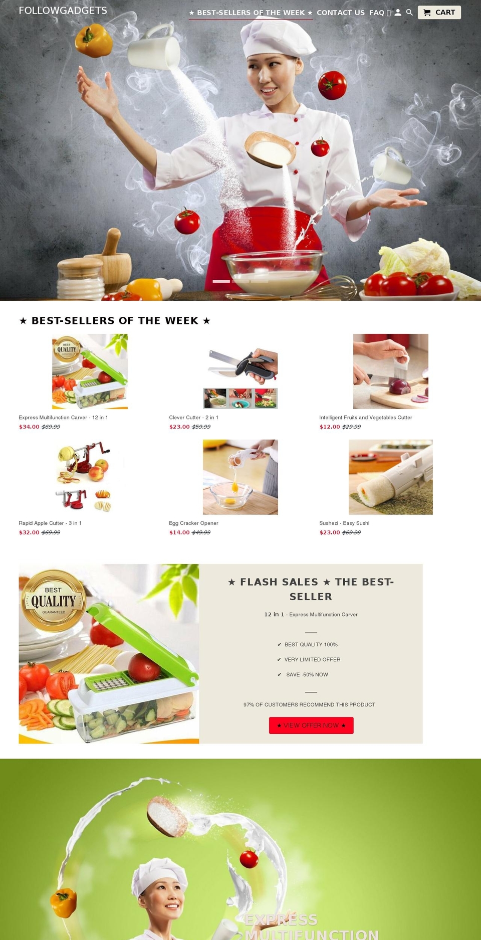 followgadgets.com shopify website screenshot