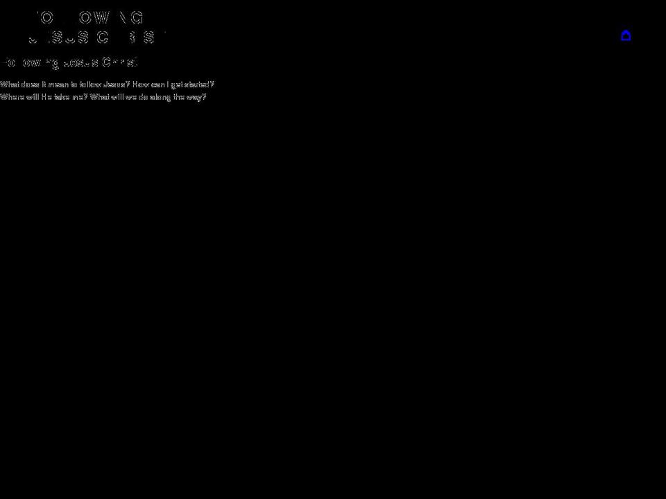followingjesuschrist.org shopify website screenshot