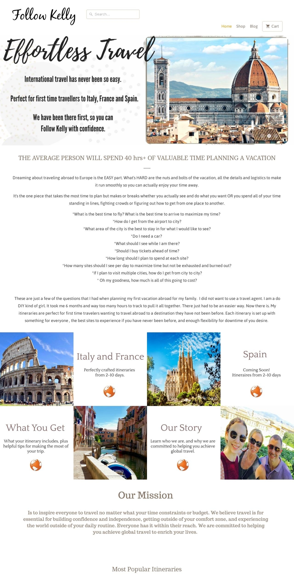 followkelly.com shopify website screenshot