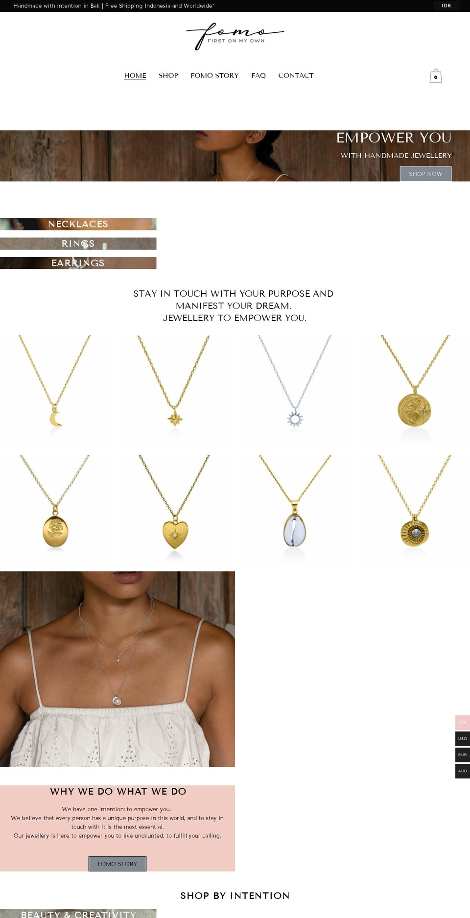 fomobali.com — Shopify storefront screenshot