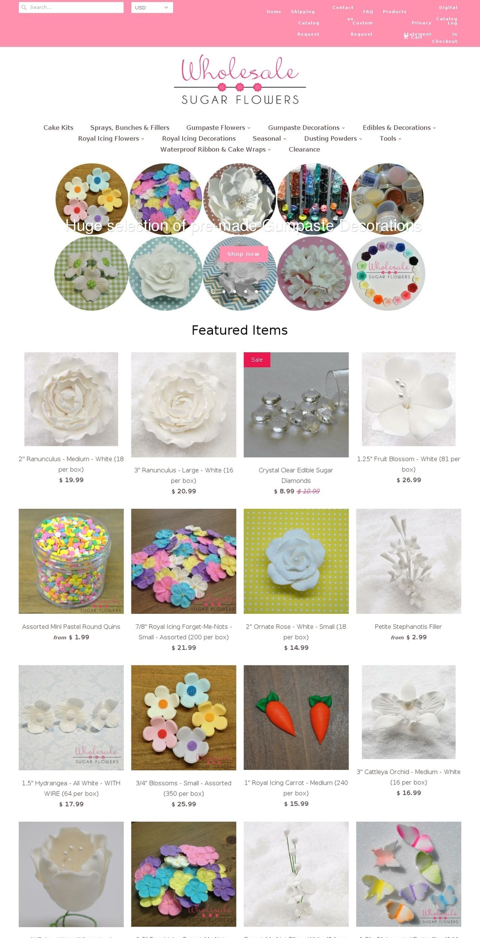 fondantart.com shopify website screenshot