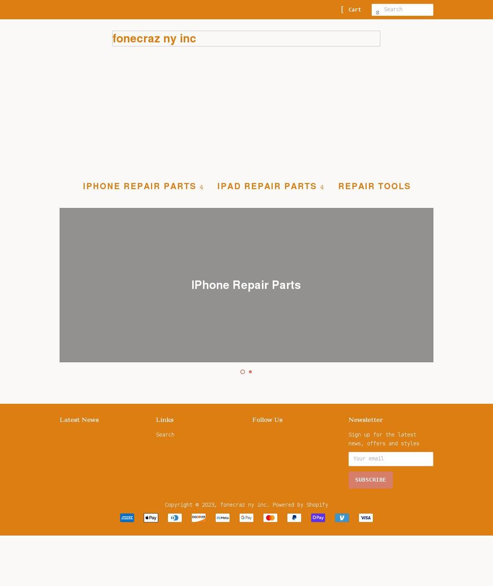 fonecraz.com shopify website screenshot