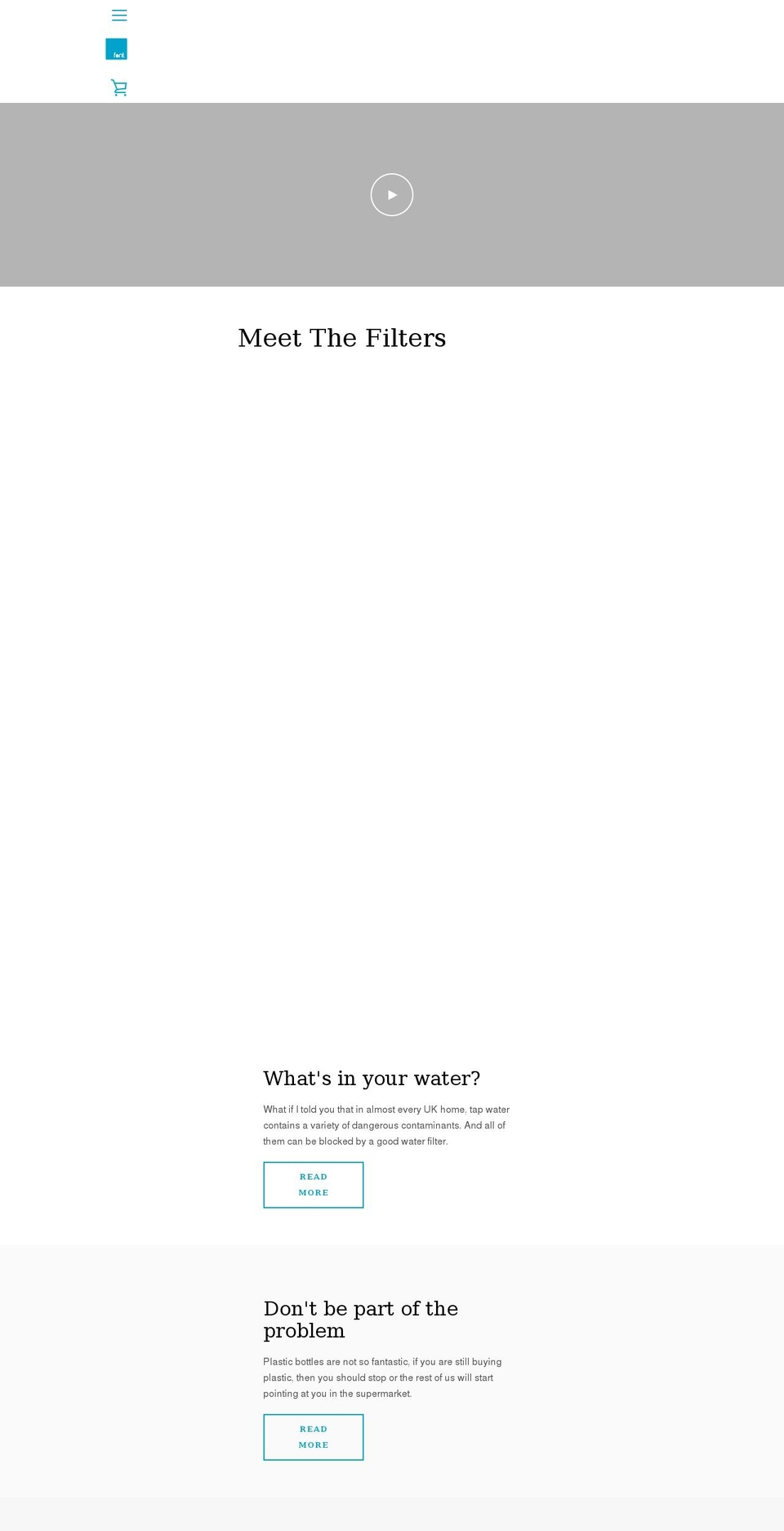 fontfilters.com shopify website screenshot