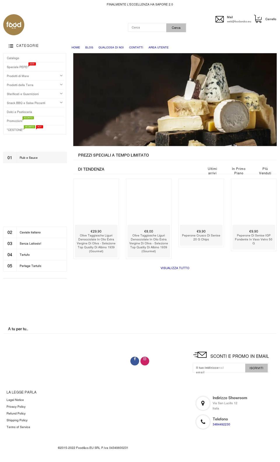 foodandco.eu shopify website screenshot