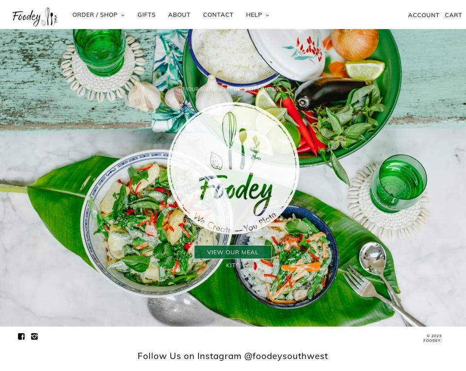 foodey.com.au shopify website screenshot