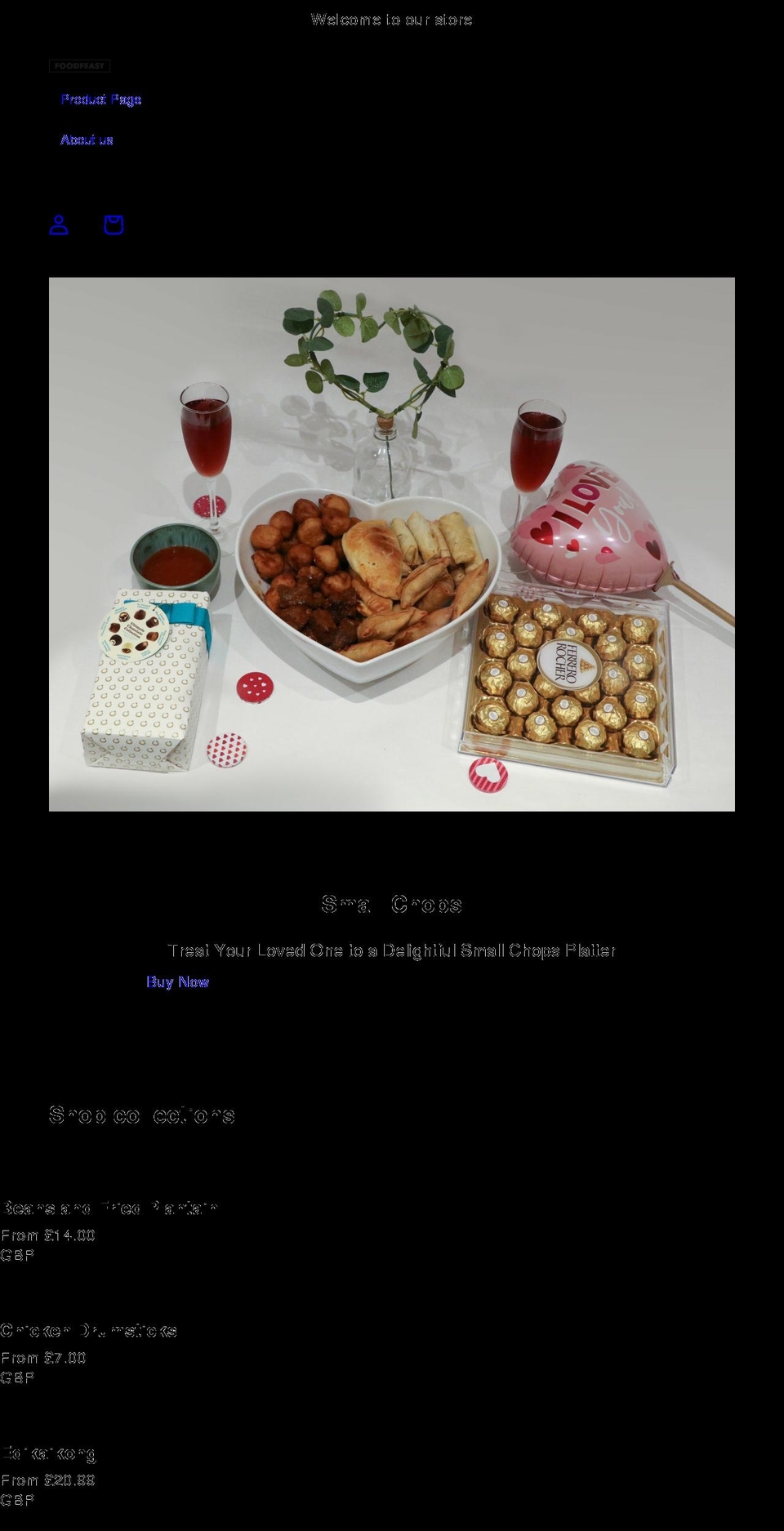 foodfeast.shop shopify website screenshot