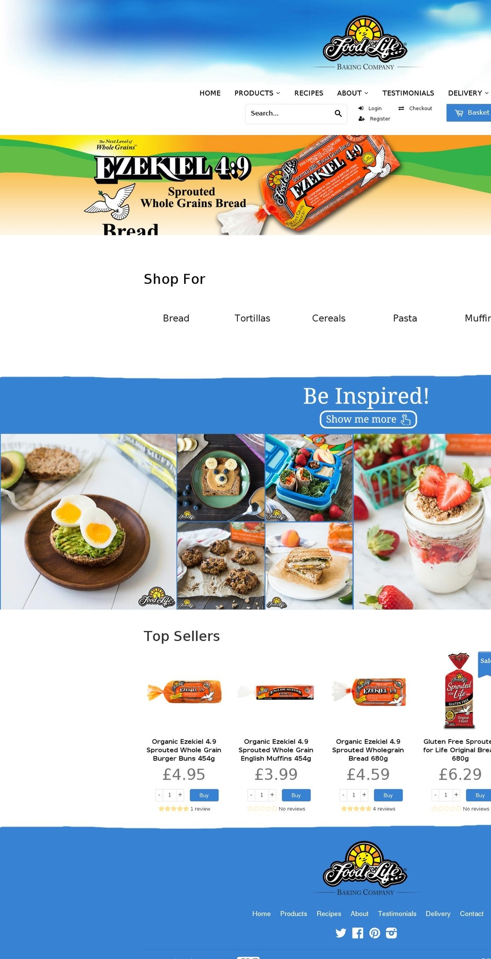FFL July  Re-Design Shopify theme site example foodforlifeuk.com