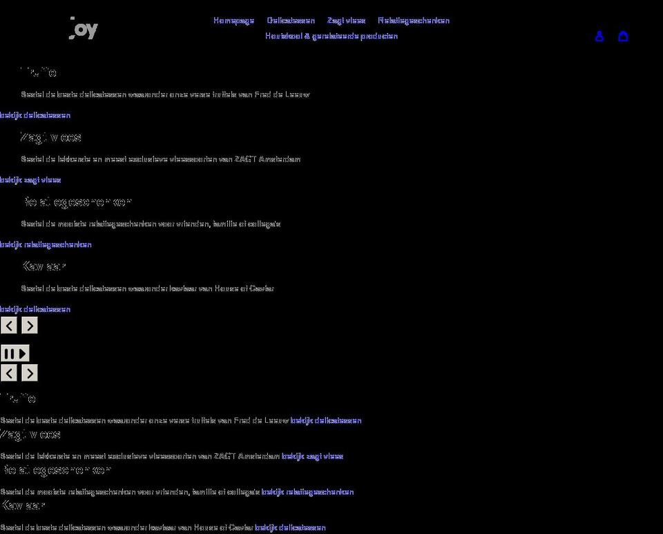 foodjoy.nl shopify website screenshot