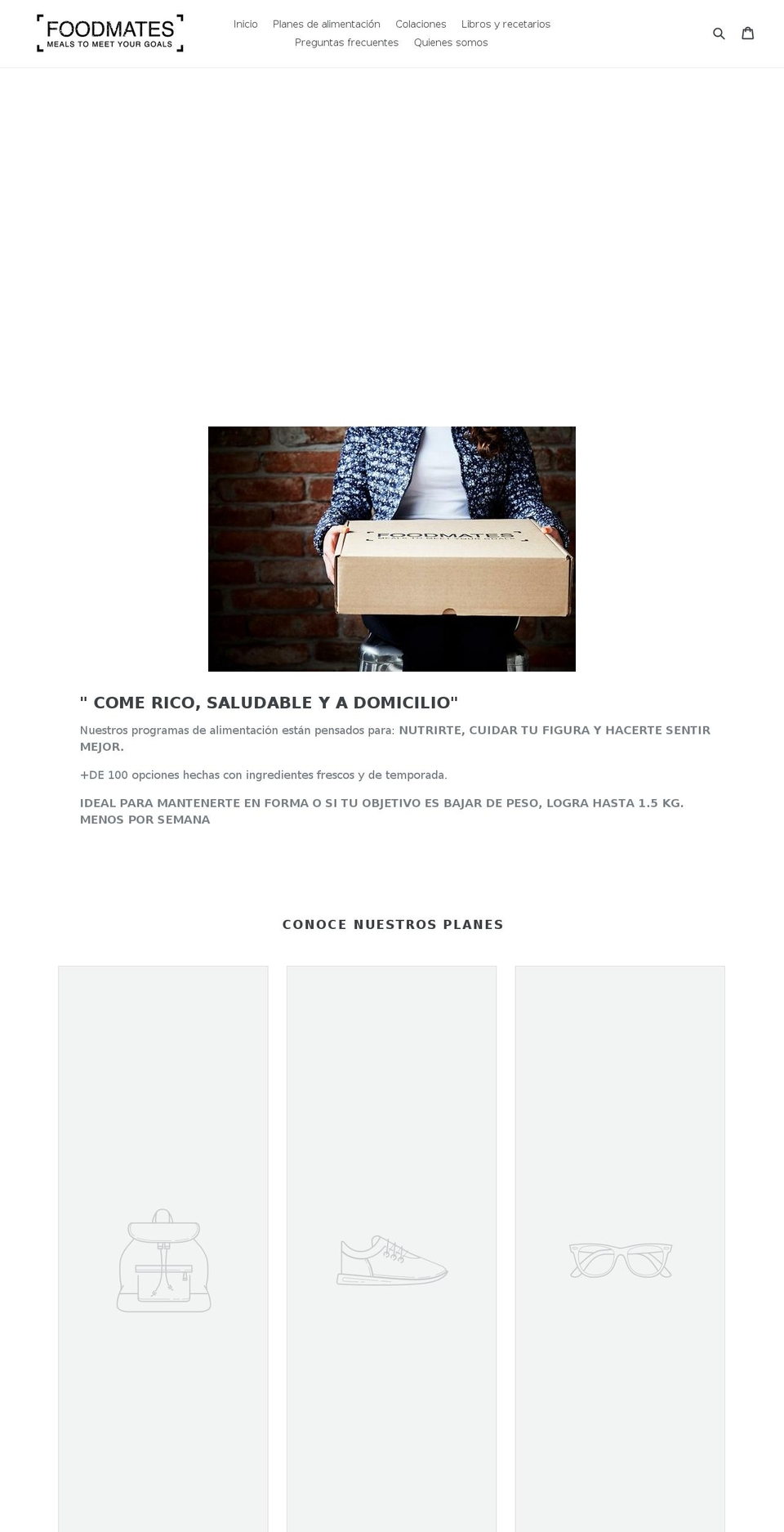 foodmates.com.mx shopify website screenshot