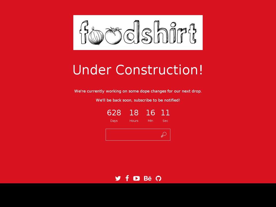 Fastor Boxed Shopify theme site example foodshirt.com