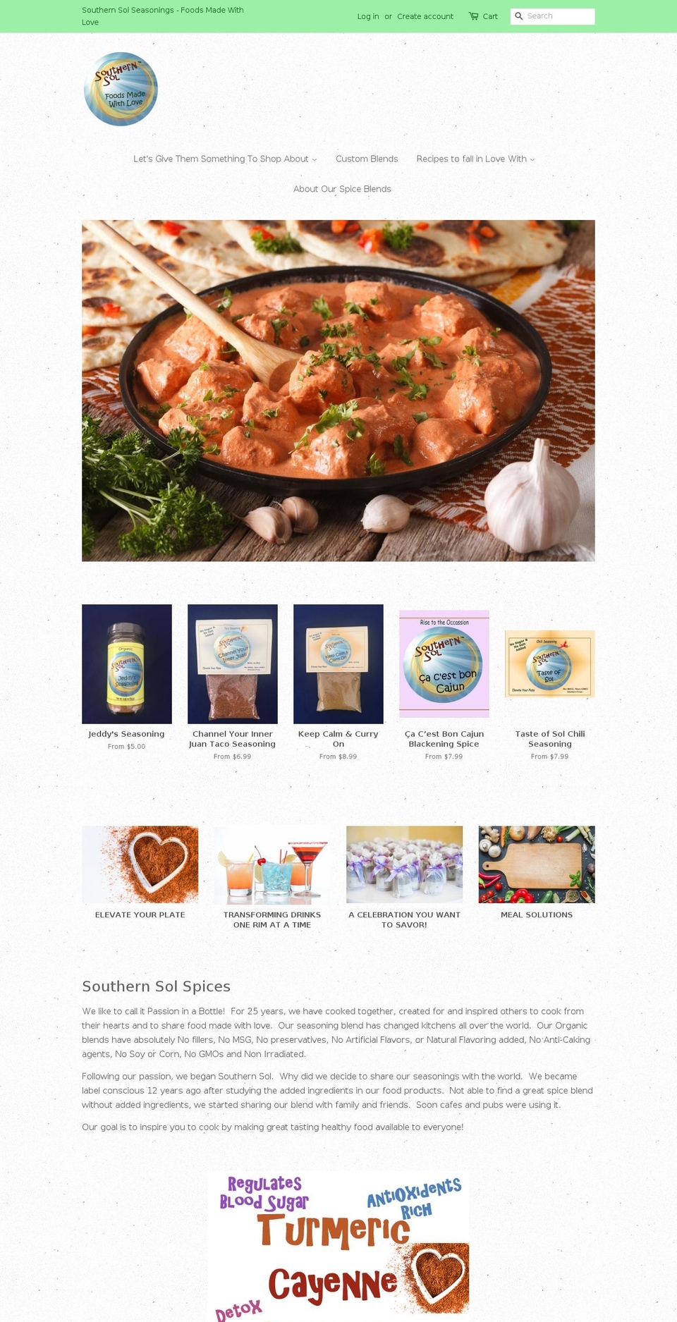 Updated copy of Crave Shopify theme site example foodsmadewithlove.com
