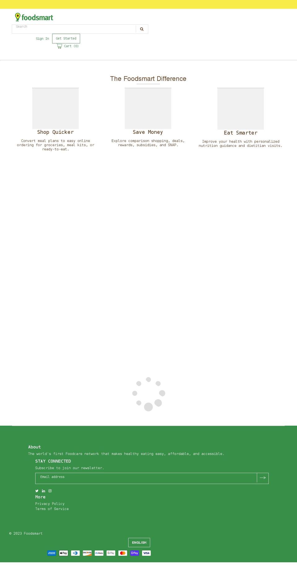 foodsmart.shop shopify website screenshot