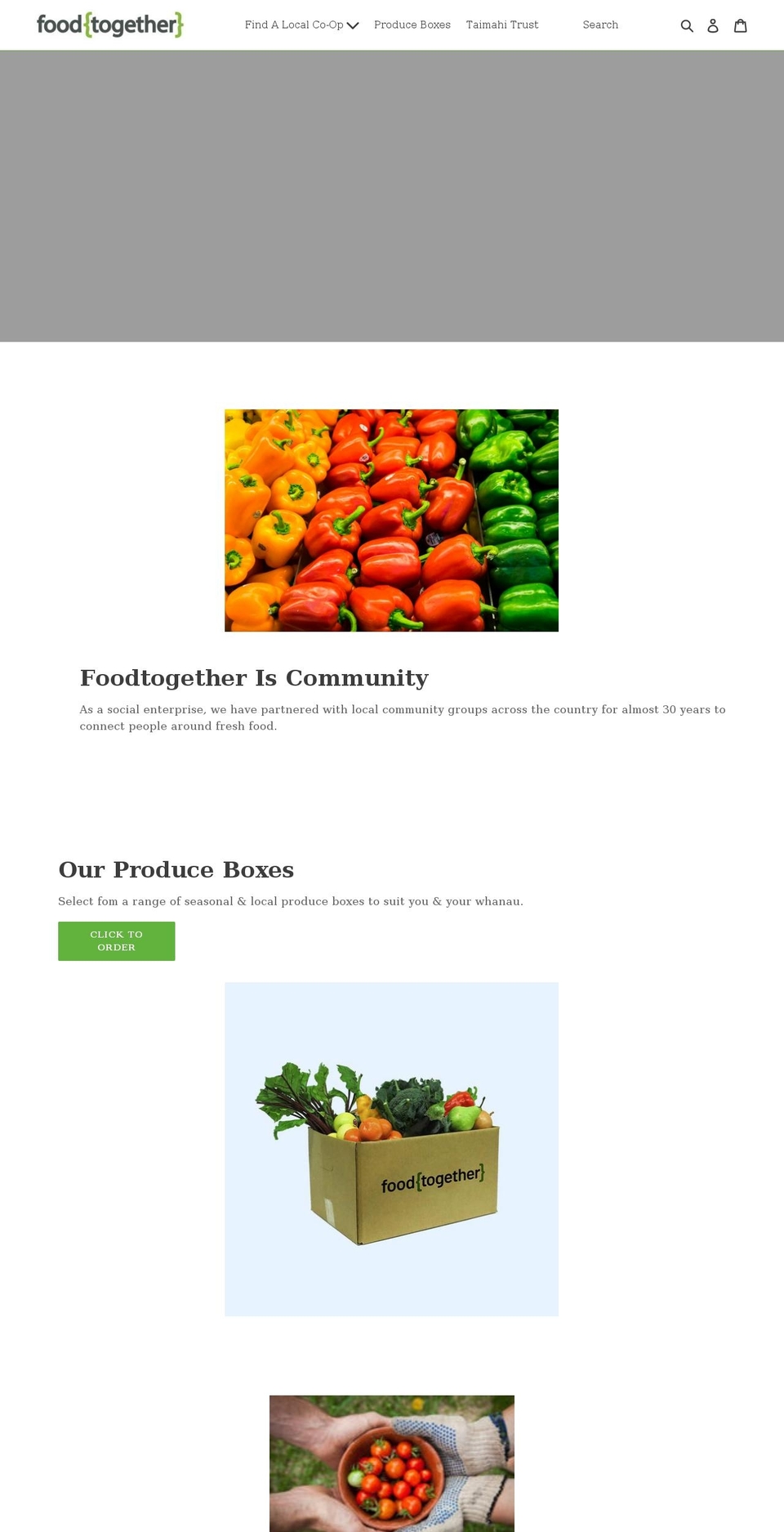 foodtogether.co.nz shopify website screenshot