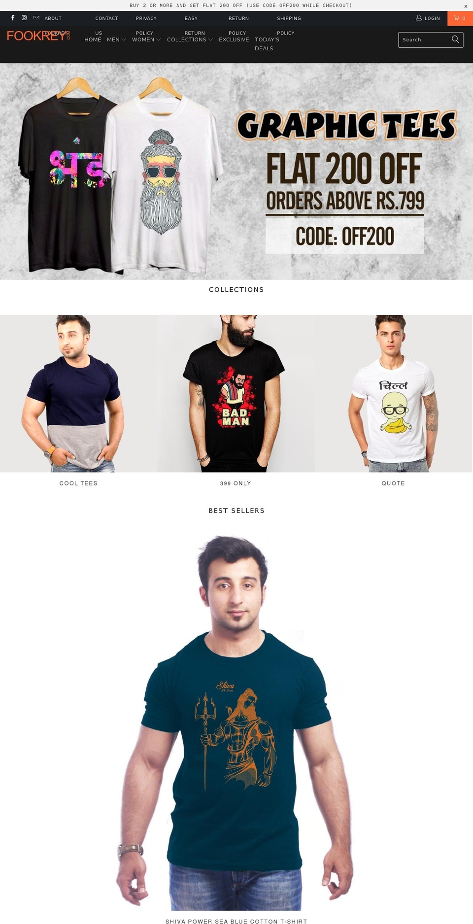 fookrey.com shopify website screenshot