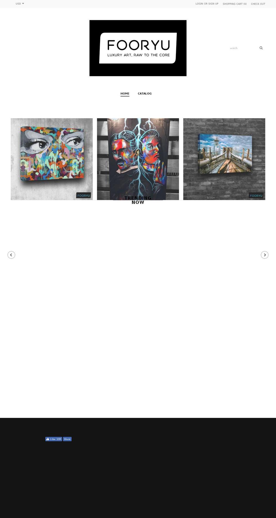 fooryu.com — Shopify storefront screenshot