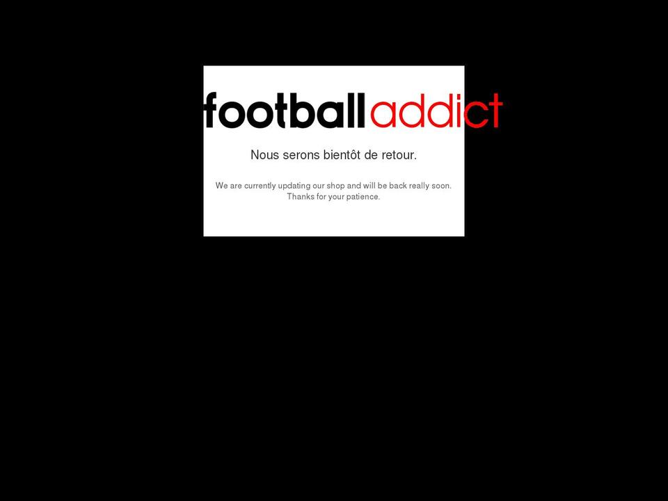 football-addict.net shopify website screenshot