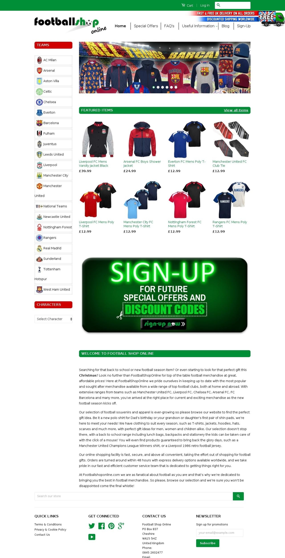 Ecomitize - New Website July rd  v. Shopify theme site example footballshoponline.com