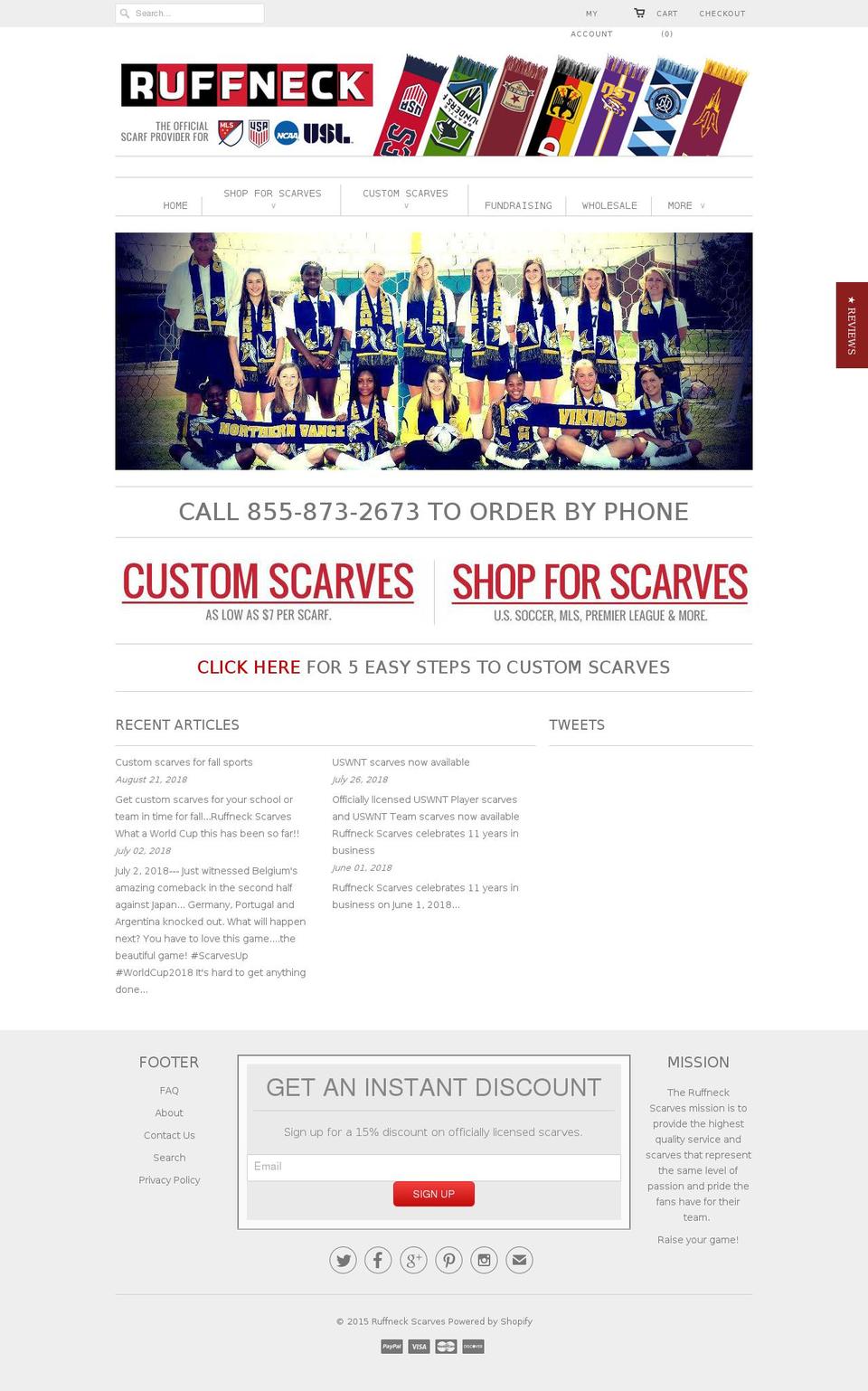 Springbot's Copy of Responsive Shopify theme site example footballultras.com