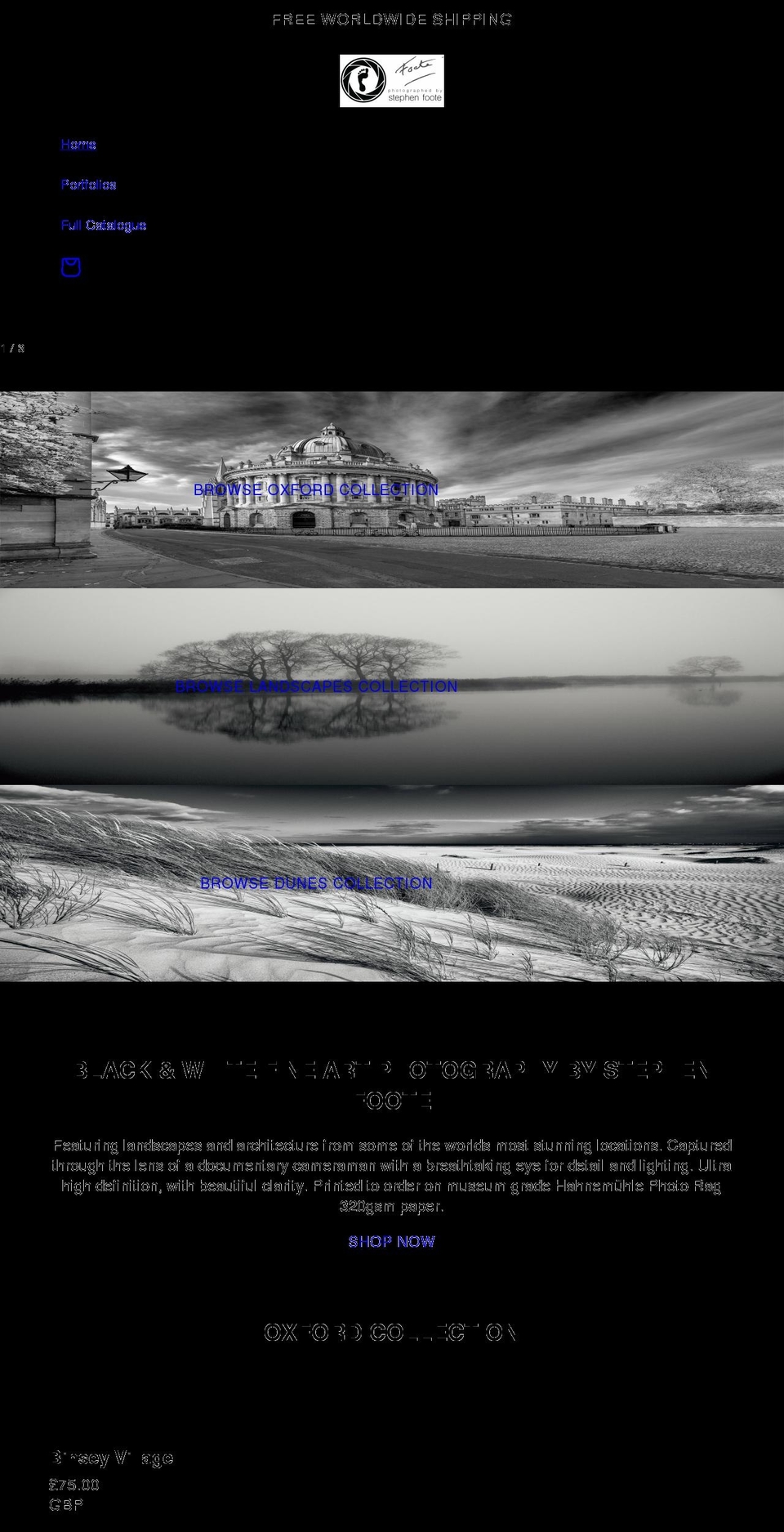 foote-print.co.uk shopify website screenshot