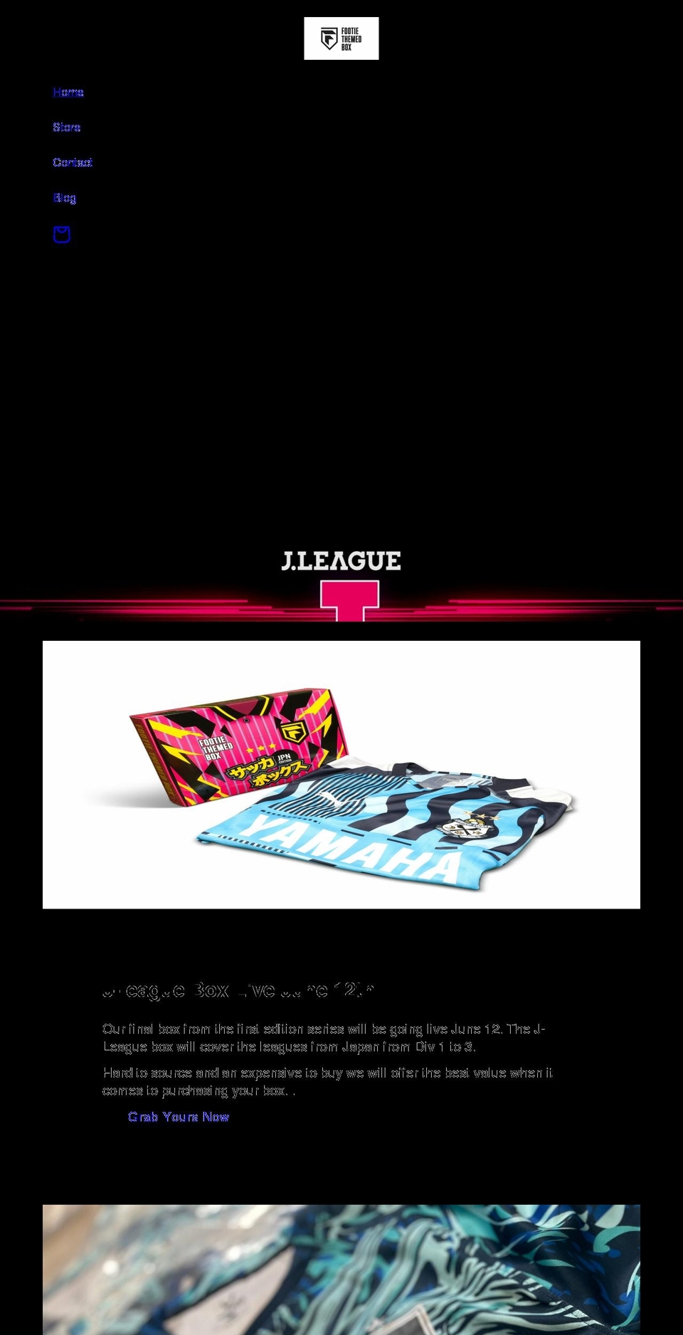 footiebox.co.uk shopify website screenshot