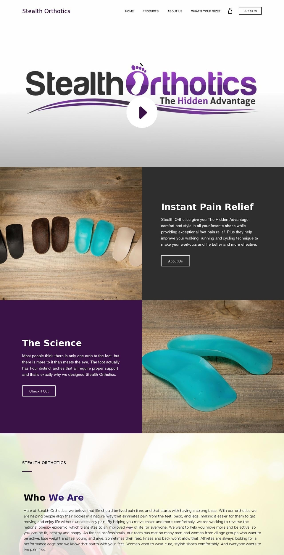 footpainrelieftoday.com shopify website screenshot
