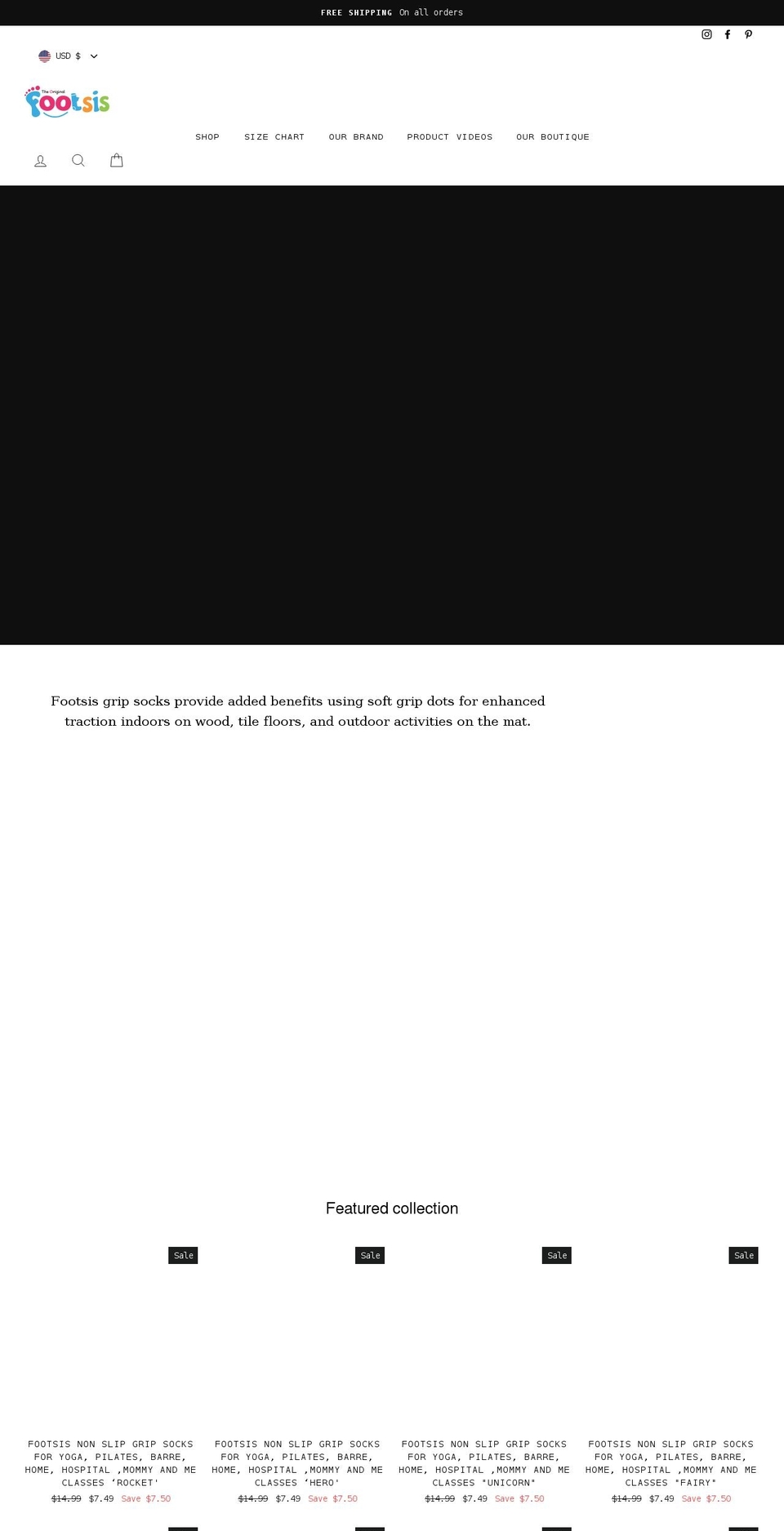 footsis.com shopify website screenshot
