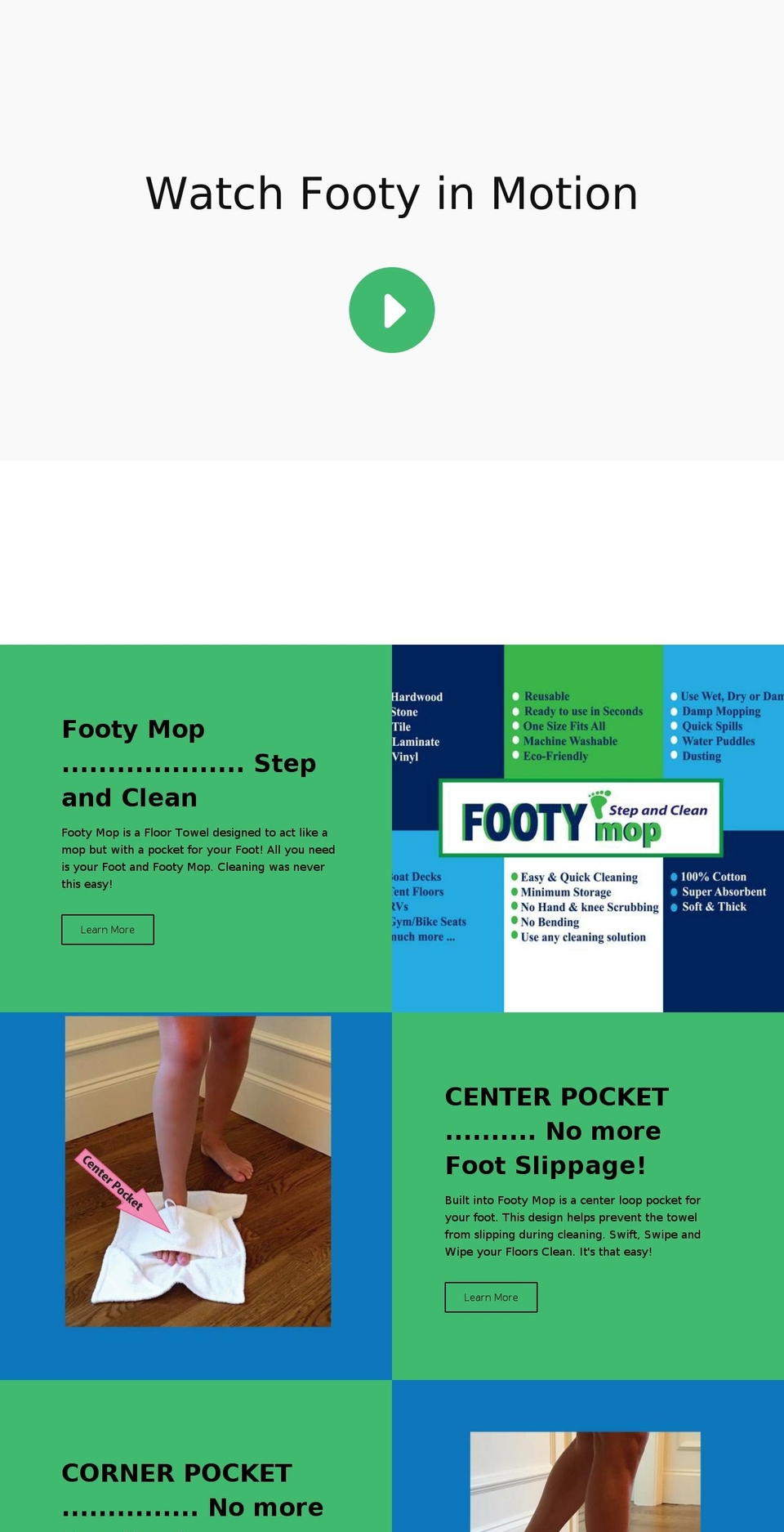 footymop.com — Shopify storefront screenshot