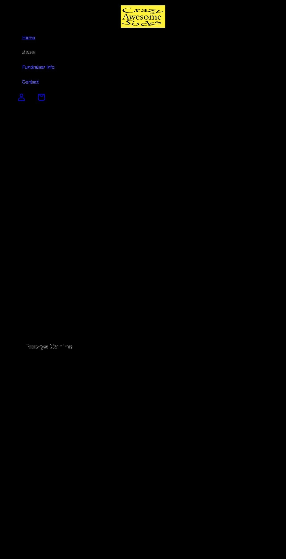 foozyssock.com — Shopify storefront screenshot