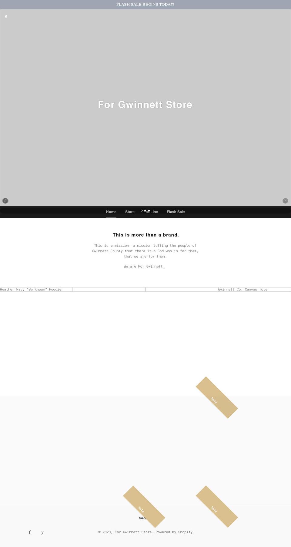 for-gwinnett.myshopify.com shopify website screenshot