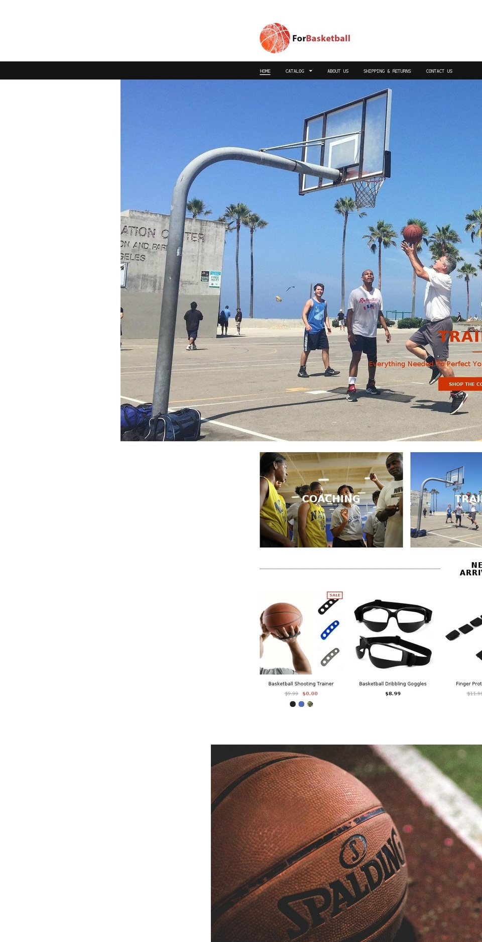 forbasketball.com — Shopify storefront screenshot
