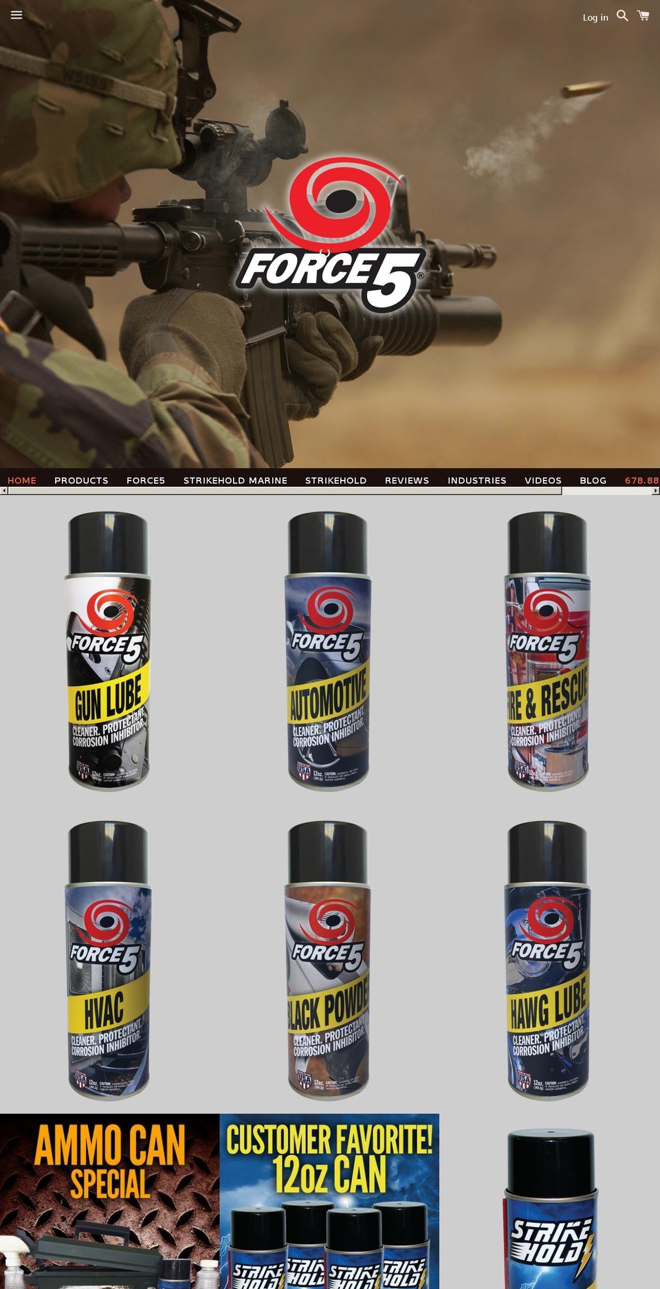 force5-marine.com — Shopify storefront screenshot