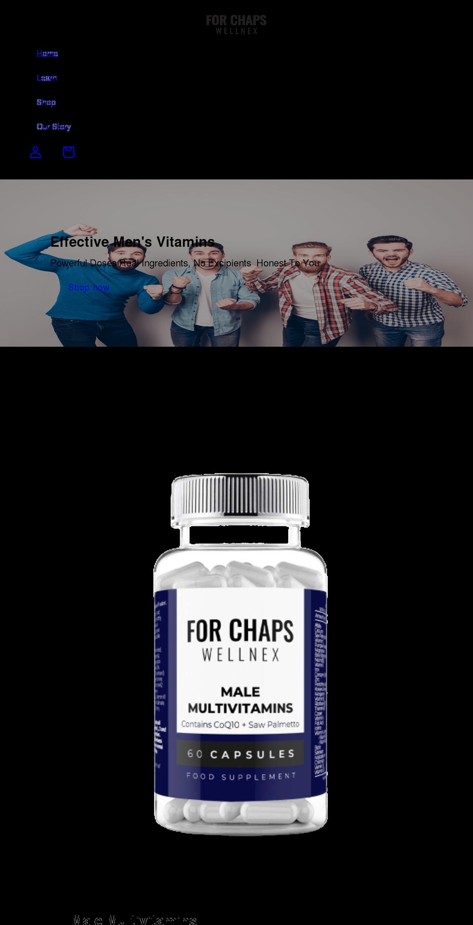 forchaps.com shopify website screenshot