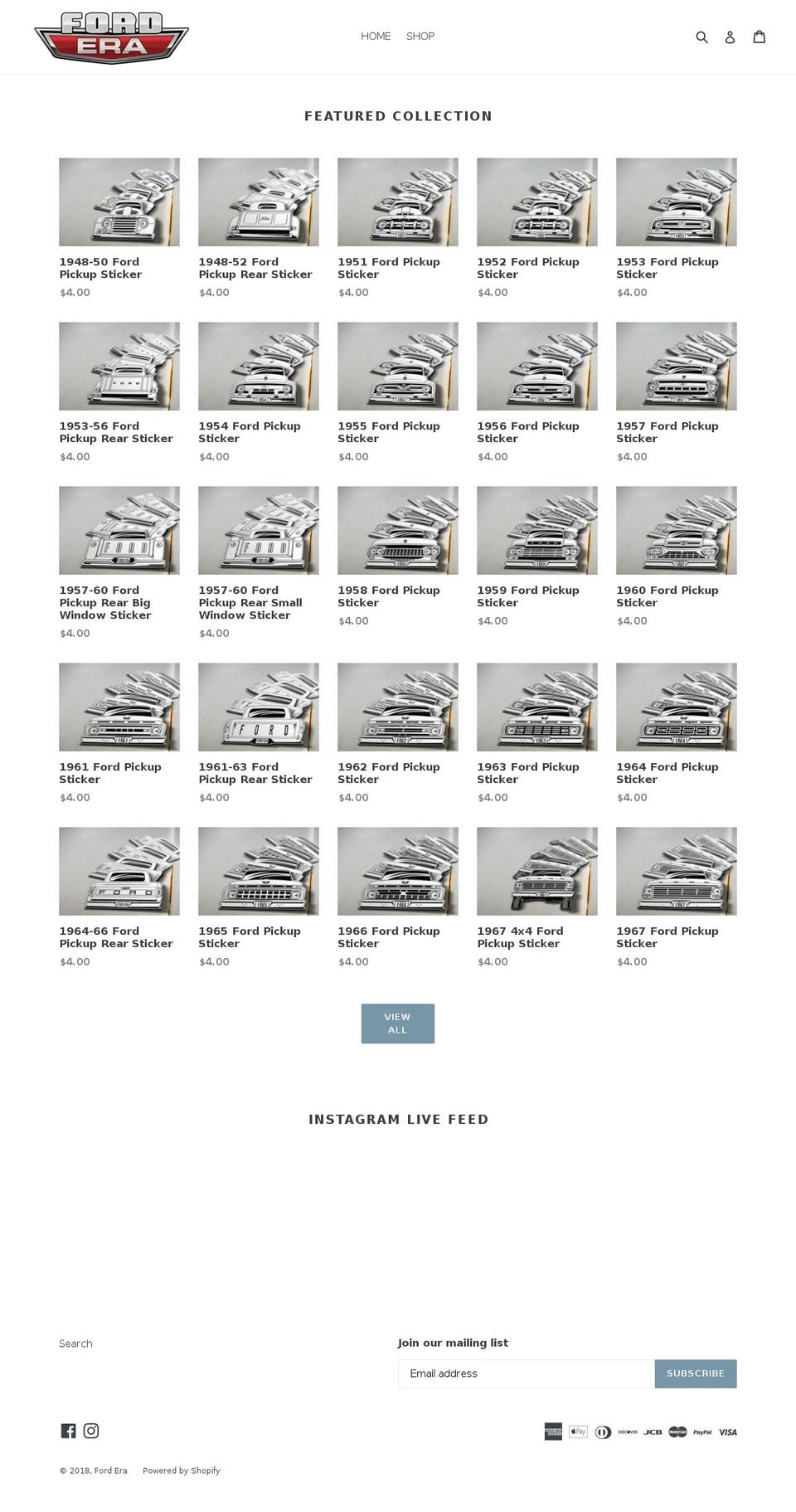 fordera.com — Shopify storefront screenshot