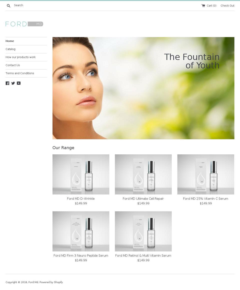fordmd.com — Shopify storefront screenshot