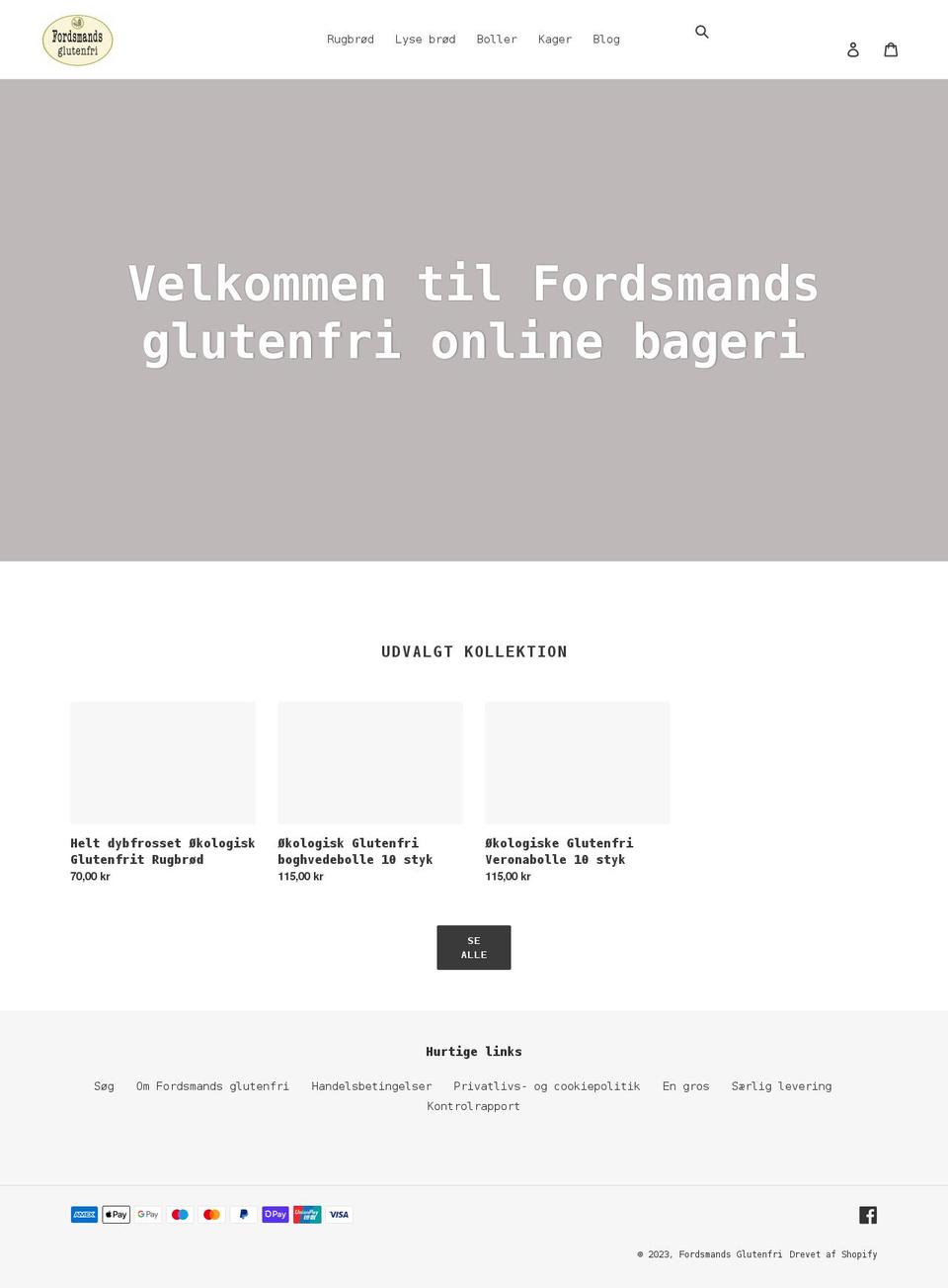 fordsmand.dk shopify website screenshot