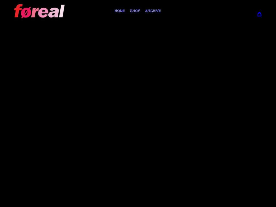 foreal.world shopify website screenshot