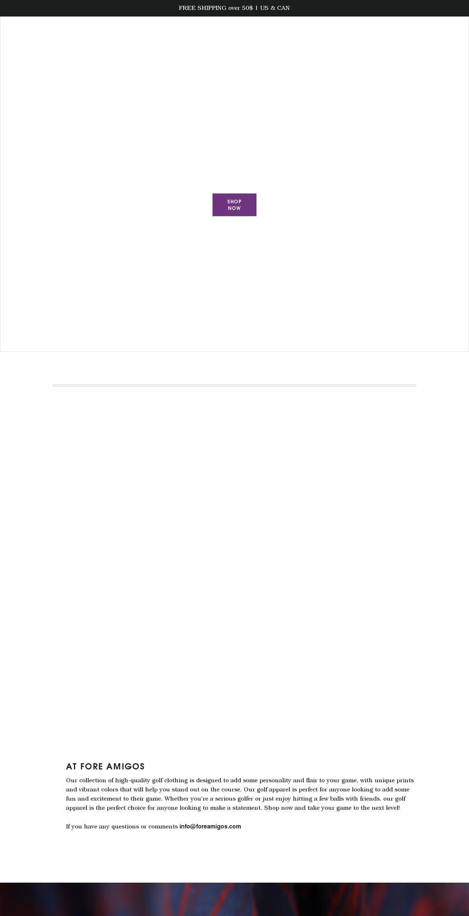 foreamigos.com shopify website screenshot